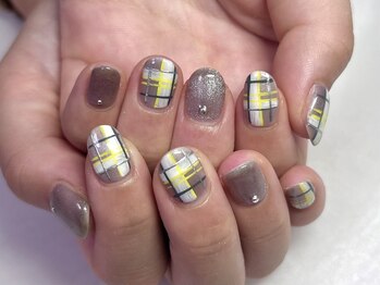 パパ(PAPA)/【つけ放題】チェックアート