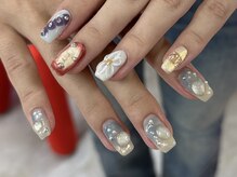 ゆびノさき イケブクロ(ゆびノさき+ikebukuro)/アシメネイル