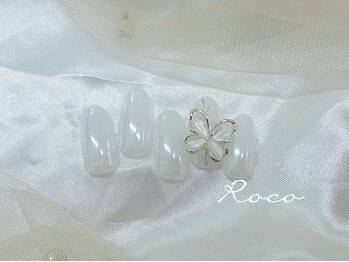 ネイルアンドアイラッシュ ロコ(ROCO)/韓国ビジューネイル