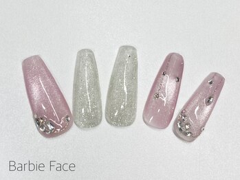 バービーフェイス 恵比寿(Barbie Face)/マグネット&フラッシュネイル