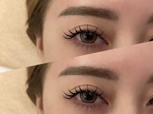 BBGの雰囲気（束感仕上げ☆フラットラッシュ140本）