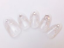 ネイルサロン ドレリッチ 大宮店(drerich)/【6990】フレンチブライダル