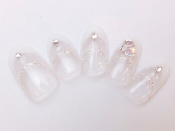 ネイルサロン ドレリッチ 大宮店(drerich)/【6990】フレンチブライダル