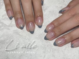 カラーフレンチネイル