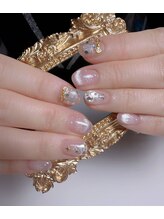 サムズアップネイル(thumbs up nail)/クリスマスネイル