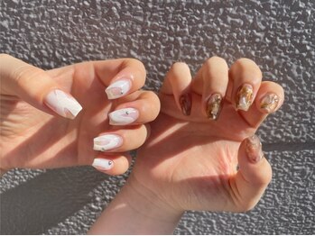 ソウ 難波店 nail salon Souの写真/【難波】*Art10本¥7900*かわいいデザイン多数！最旬トレンドを意識した上品なアートで、周りと差をつけて♪