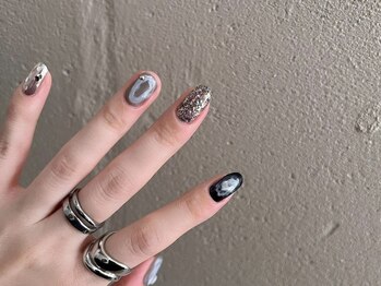 クレモアネイル 浦和店(CLEMORE NAIL)/シルバーニュアンス