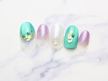 池袋ネイルサロン イイネイル(Ee-Nail)/ニュアンスアクネイル初回￥6980