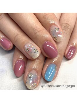 エム(M)/梅雨ネイル☆