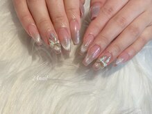 ニーヨンネイル(24nail)/マグネットフレンチ
