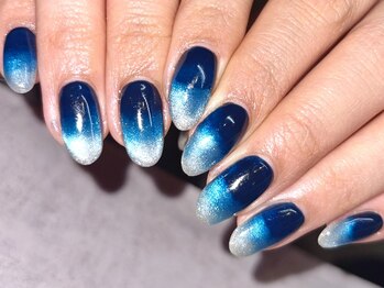 ネイビーとマグネット