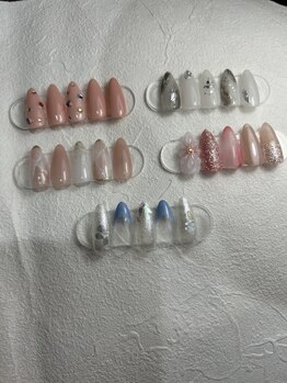 ムーミー 本八幡店(muu mii)の写真/【ラグジュアリーコース 6880円】美フォルムにこだわったネイルが当店大人気♪駅徒歩1分♪