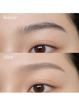パルミエ(Palmier)の写真/骨格診断で理想の眉へ！間引きでふんわり仕上げる眉サロン初心者でも安心の施術♪