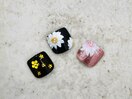お花☆フットネイル
