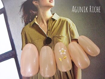 アグニークリッシェ(Agunik Riche)/【一輪挿しネイル】