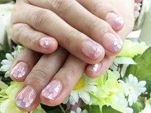 プルミエ ネイル(Premier Nail)/ハートホロフレンチ☆定額