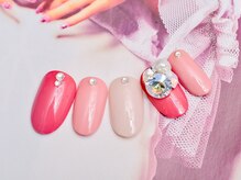 ネイルヴィーナス(NailVenus)/3色カラーアートネイル♪