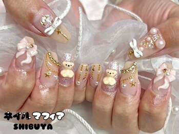 クリスマスネイル/ガーリー