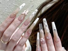 サロン ド ミニュイ(Salon de Minuit)/【チェックネイル】