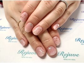 ピンクグラデにサクラがふんわり