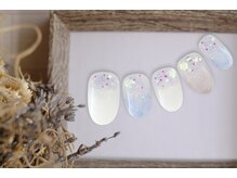 ファストネイル イオンモール堺北花田店(FAST NAIL)/梅雨ネイル　チェック【11279】
