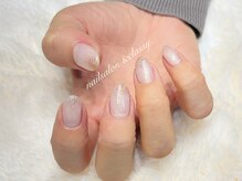 アンドクラッシィ(&classy.)/シンプルネイルにラメ/定額