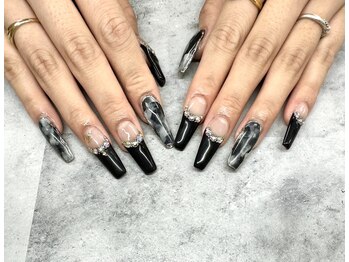 ケーエヌ(KN)/ブラック×オーロラ スカルプ