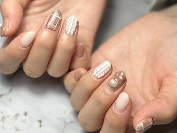 わがままキャット/冬ネイル