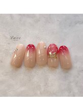 ネイルサロンリュクス (nailsalon Luxe)/キラキラいちごネイル