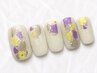 初回オフ無料◆シンプルアート&長さだし10本コース¥13530