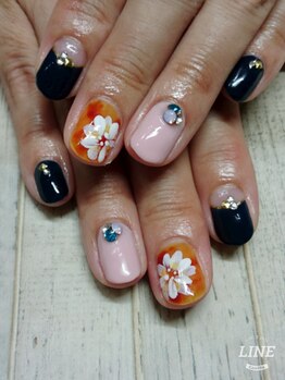 ウォーターワールド 大和店(WATER WORLD)/フラワーネイル