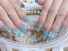 レアネイル 渋谷店(Le’a nail)/ガラスフレンチ