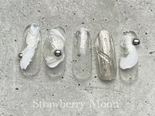 サロンストロベリームーン(Salon Strawberry Moon)/個性的ニュアンスネイル￥8980