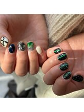 ペロ 名古屋(pelo)/個性派グリーンニュアンス