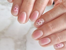 桜チークネイル