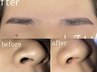 眉毛WAX脱毛＋鼻毛WAX脱毛￥7480