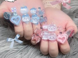ちいかわハチワレボンドロネイル