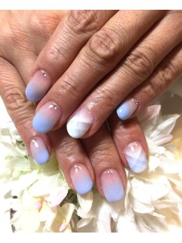 アンベリール ネイルサロンアンドスクール(embellir)/冬のグラデーションネイル