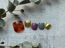 ブレスネイル(brace Nail)/べっ甲×ゴールド