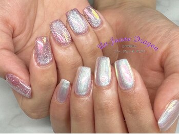 アン ジョーヌドラゴ/【自爪ネイル】オーロラネイル