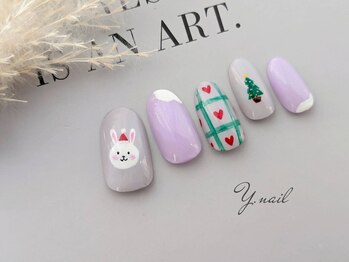 ワイネイル(Y.nail)/うさぎクリスマス