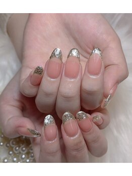 ココネイル 池袋(coco nail)/ガラスフレンチネイル