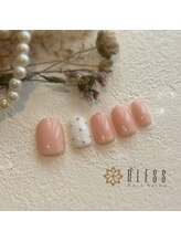 ネイルアンドアイラッシュ ブレス エスパル山形本店(BLESS)/大人上品ネイル
