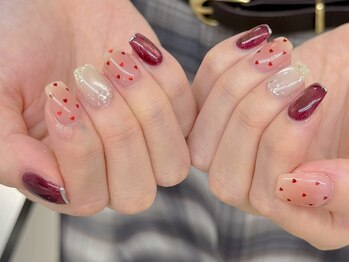 オーシャン 銀座店(OCEAN)/バレンタインネイル