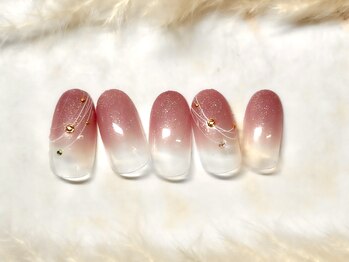 ネウィ ネイル 銀座(newi nail)/ピンクグラデーションネイル
