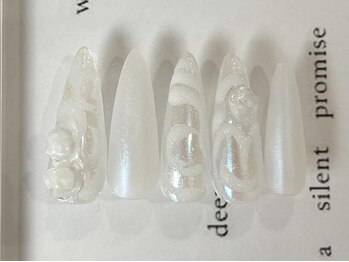 ジェミーネイル エビス(Jemiy nail ebisu)/マットオーロラバラ10480yen