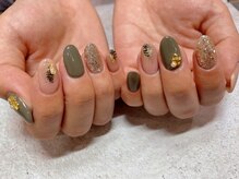 リッチネイル(Rich Nail)/ニュアンスアニマル柄