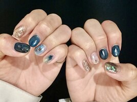 ニュアンスネイル　夏ネイル2021