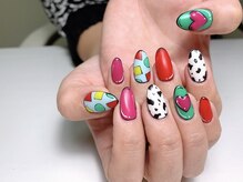 ルルネイル(Lulu Nail)/クレヨンしんちゃんネイル