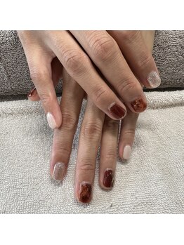 リンネ(Rinne)/◇ べっ甲 nail ◇